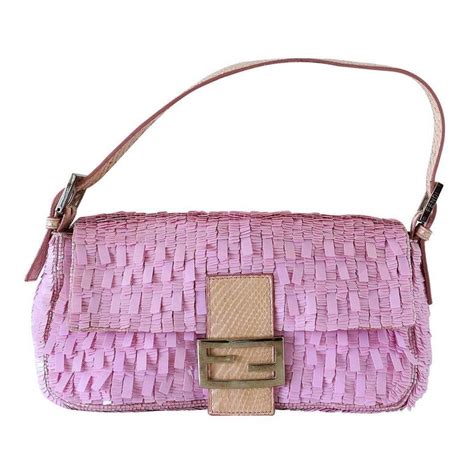 pink fendi baguette vintage|fendi shoulder bag baguette.